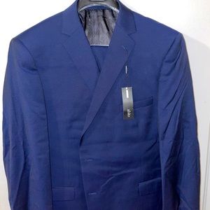 Abito Wool 2 piece rich blue Suit 50R - New with tags